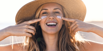 ; "Summer skin: UV protection & moisture"